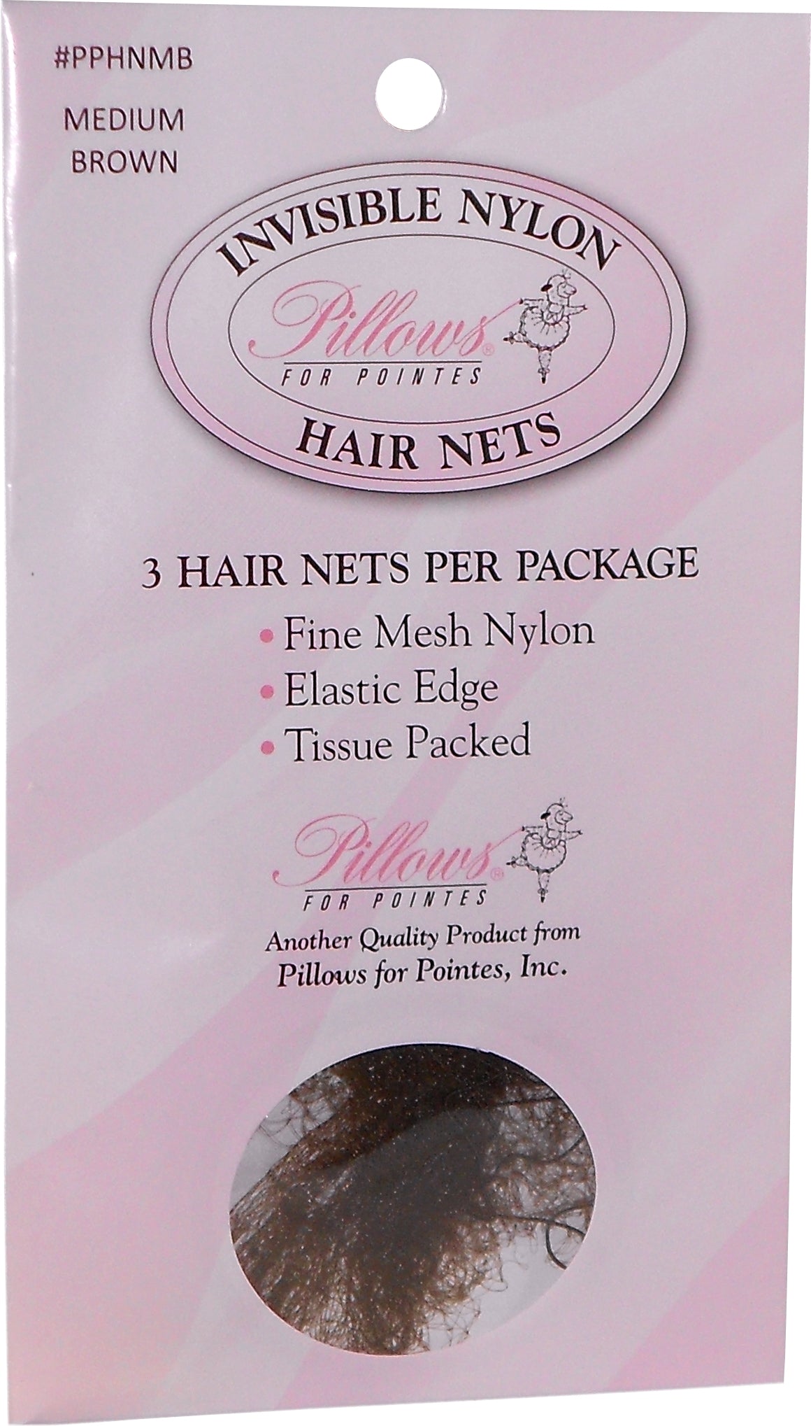 PILLOWS FOR POINTES HAIR NETS