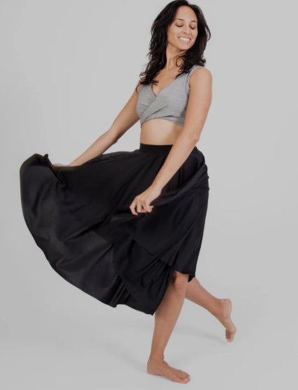 BODY WRAPPERS CHARACTER DANCE BELOW-THE-KNEE CIRCLE SKIRT