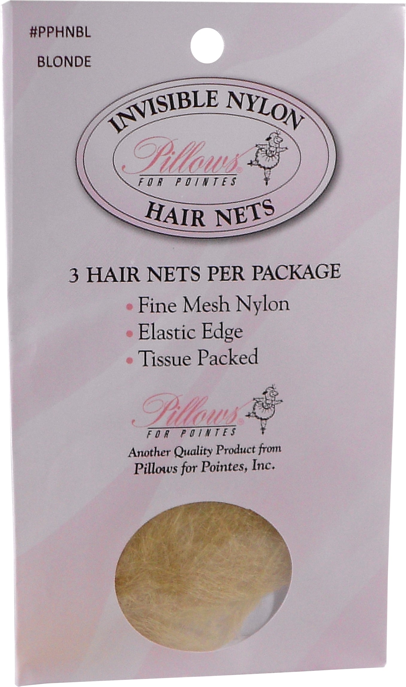 PILLOWS FOR POINTES HAIR NETS