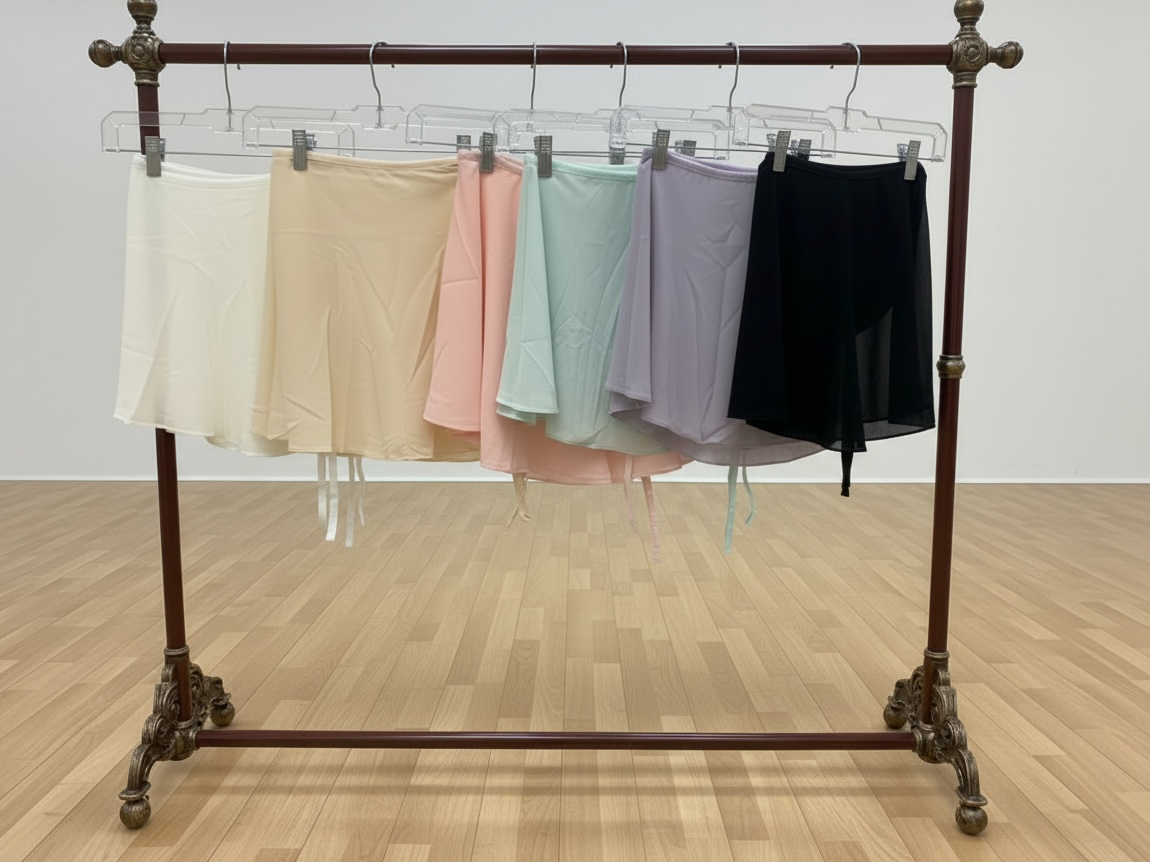 Hight Quality Pearl Chiffon Wrap Skirt