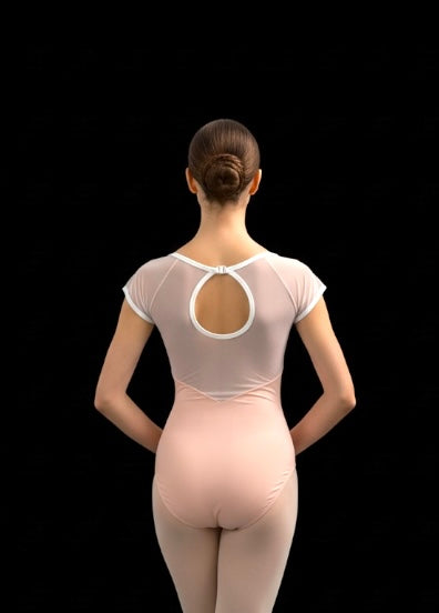 Pink Cap Sleeve Leotards